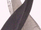 Sitzende Raku Figur von Margit Hohenberger