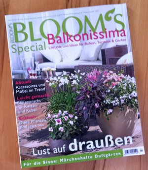 Gartenkugeln in der Zeitschrift BLOOM’s
