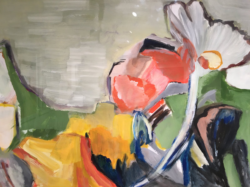 Blumen im Feld: Gemälde von Regina Baumann-Koschate