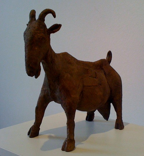 Claus Tittmann Ziege Bronze Schwarzenbach 2010