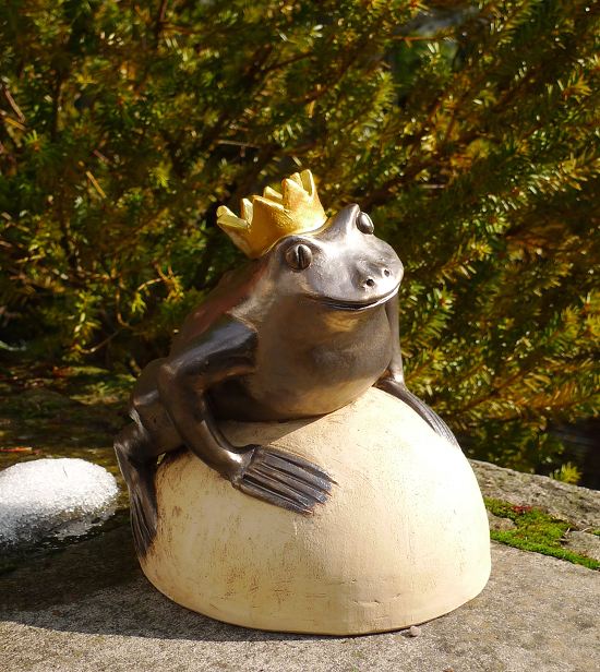 Der Froschkönig sonnt sich!