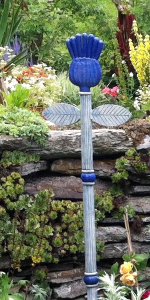 Gartenstele Keramik von Margit Hohenberger