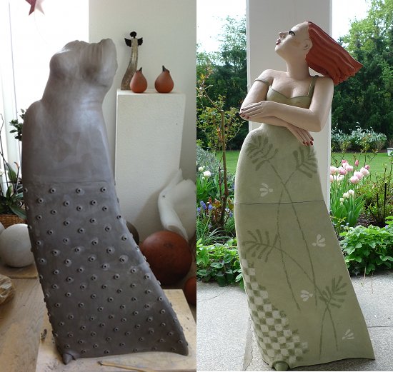 Tonfiguren von Margit Hohenberger 2011 Tonfiguren von Margit Hohenberger 2011
