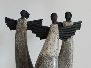 Weihnachtsengel für den Kunsthandwerkermarkt im Fichtelgebirgsmuseum
