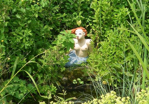 Badenixe Gartenfigur in Selb 2010