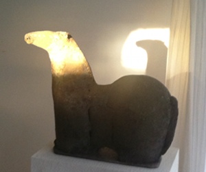 Kunst Pferd im Sonnenlicht