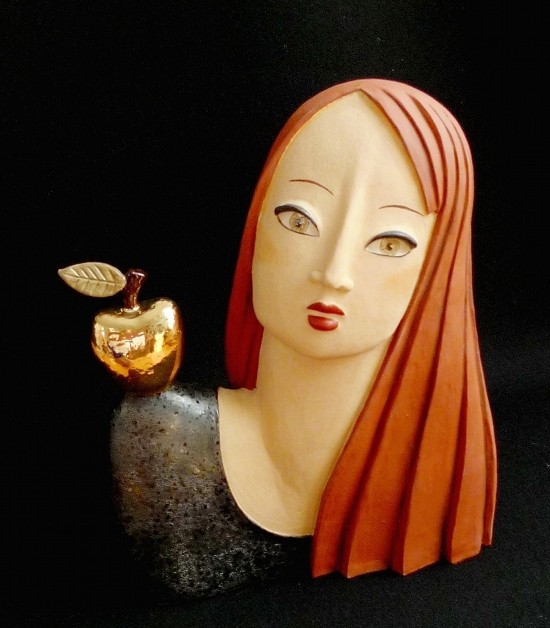Wilhelms Tochter - Keramikfigur